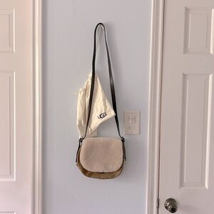 Vintage UGG Tan and Cream Crossbody Bag